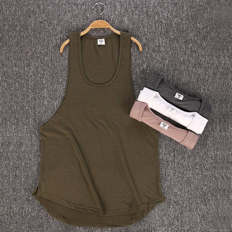 Men's Solid Color Loose Style Tank Top Men's Solid Color Loose Style Tank Top