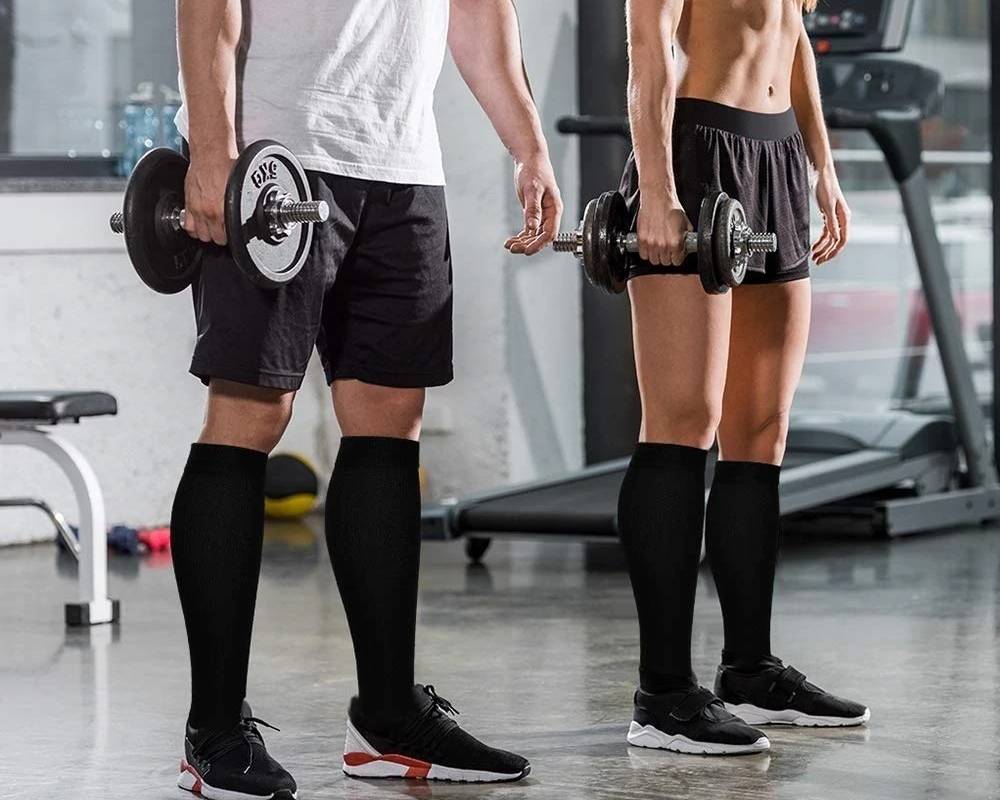 Unisex Knee-High Compression Socks for Golf