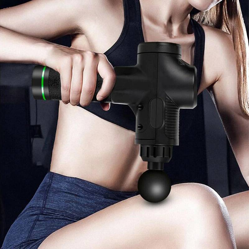 LCD Display Pain Relief Massage Gun Fitness Equipment Fitness Massagers Sports Ships From : Outside US|Inside US LCD Display Pain Relief Massage Gun Fitness Equipment Fitness Massagers Sports
